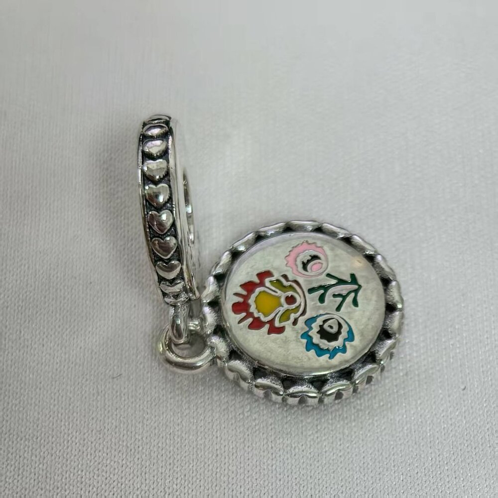 Pandora I Love Poland Travel Charm Pendant, S925 Silver Jewelry - Picture 3 of 4